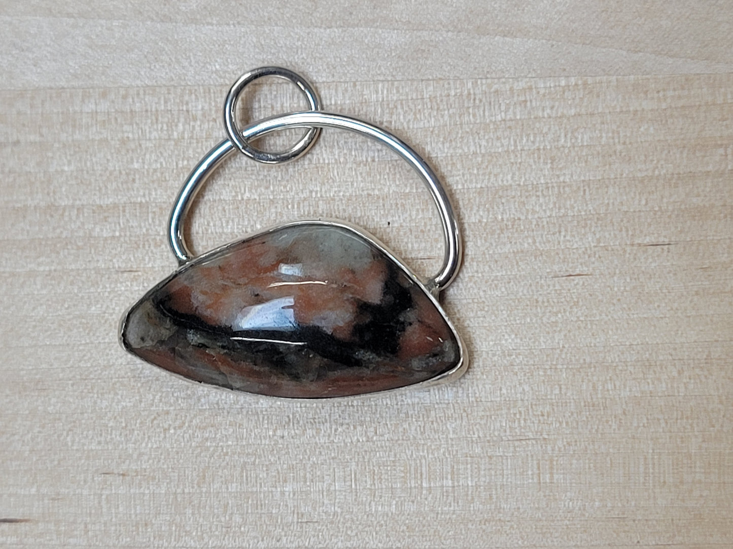 Agate and Sterling Necklace from the Poudre River, CO