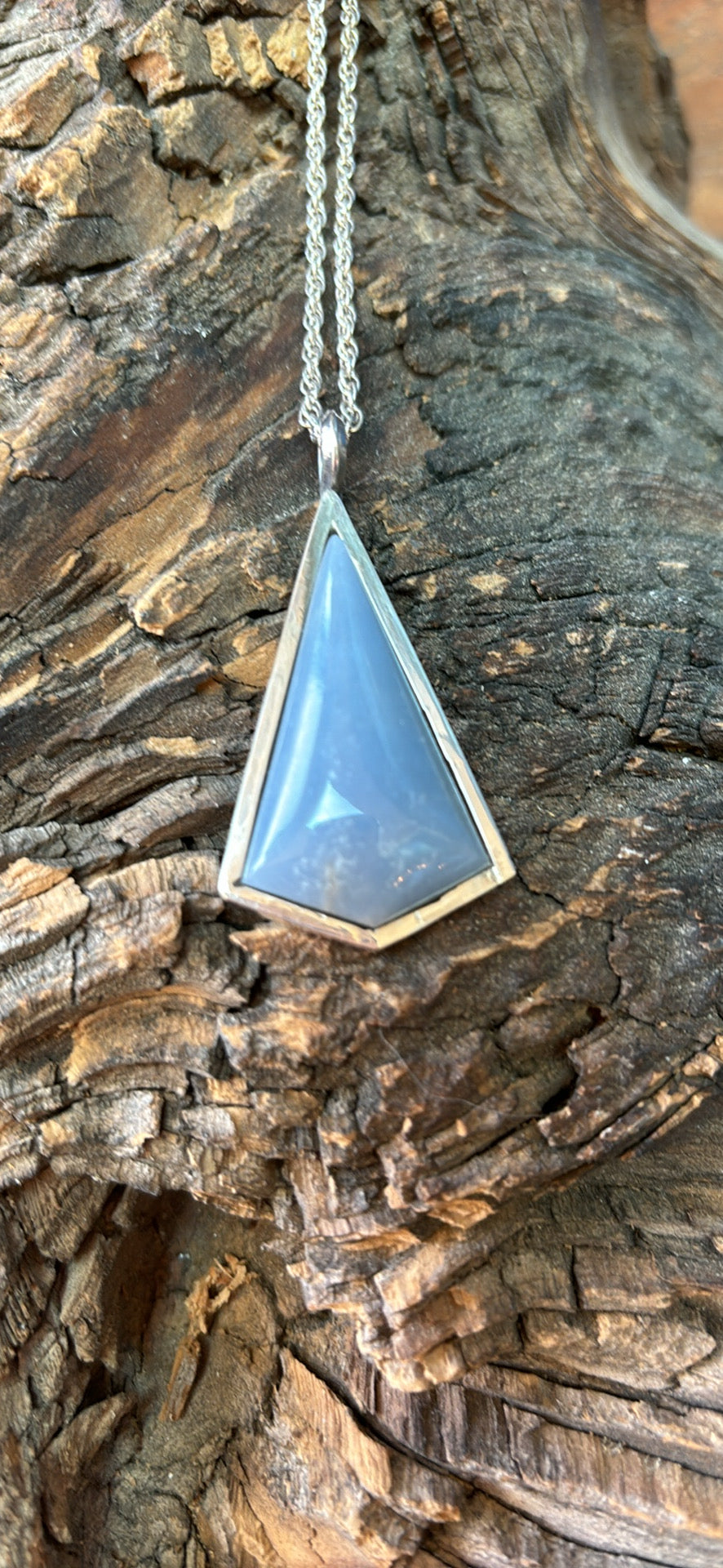 Peru Celestite and Sterling Necklace
