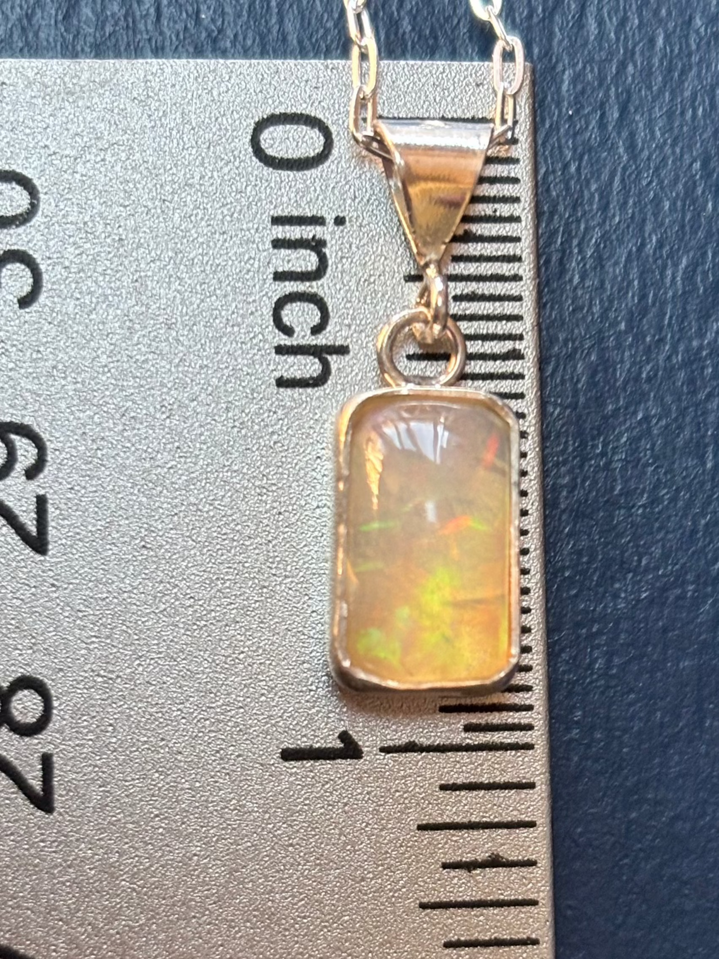 Ethiopian Welo Opal and Sterling Necklace