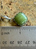 Rare Mexican Green Idocrase in Sterling Necklace