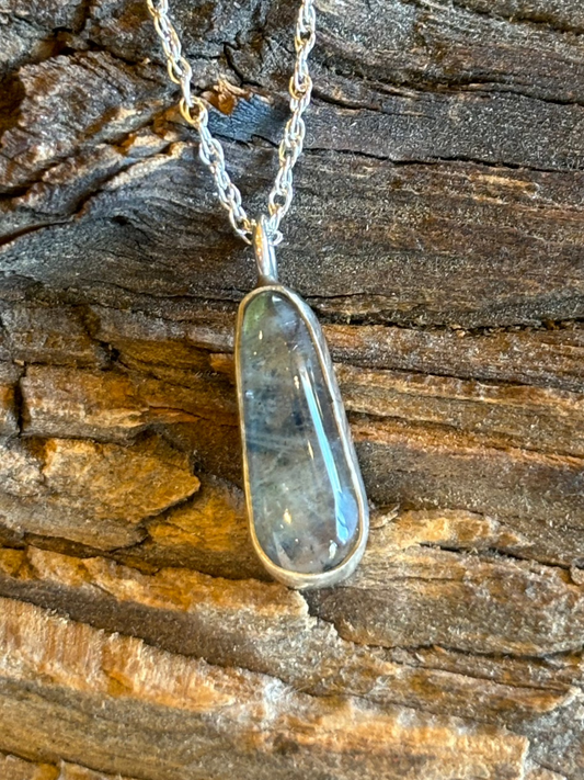 Norway Labradorite and Sterling Necklace