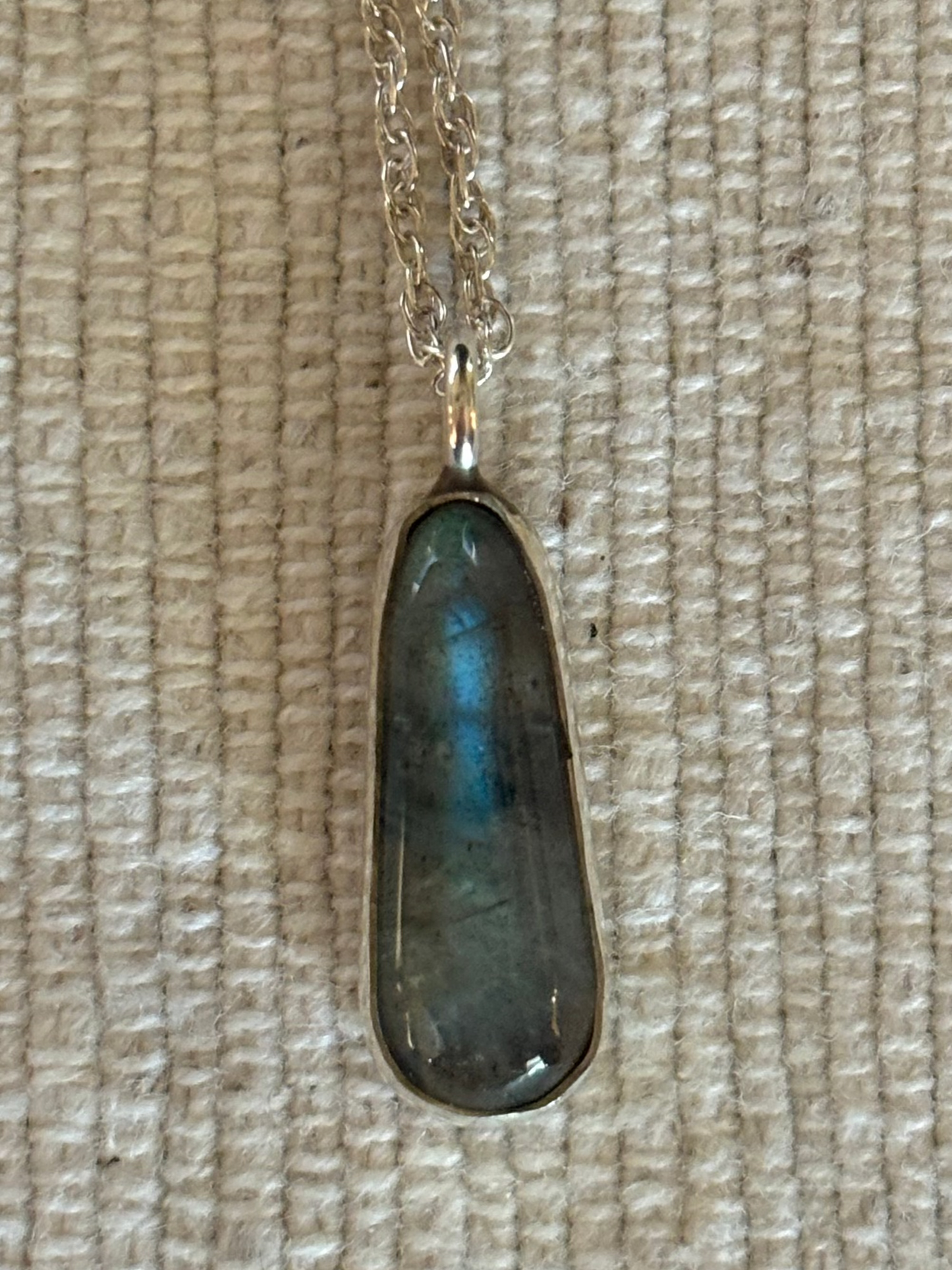 Norway Labradorite and Sterling Necklace