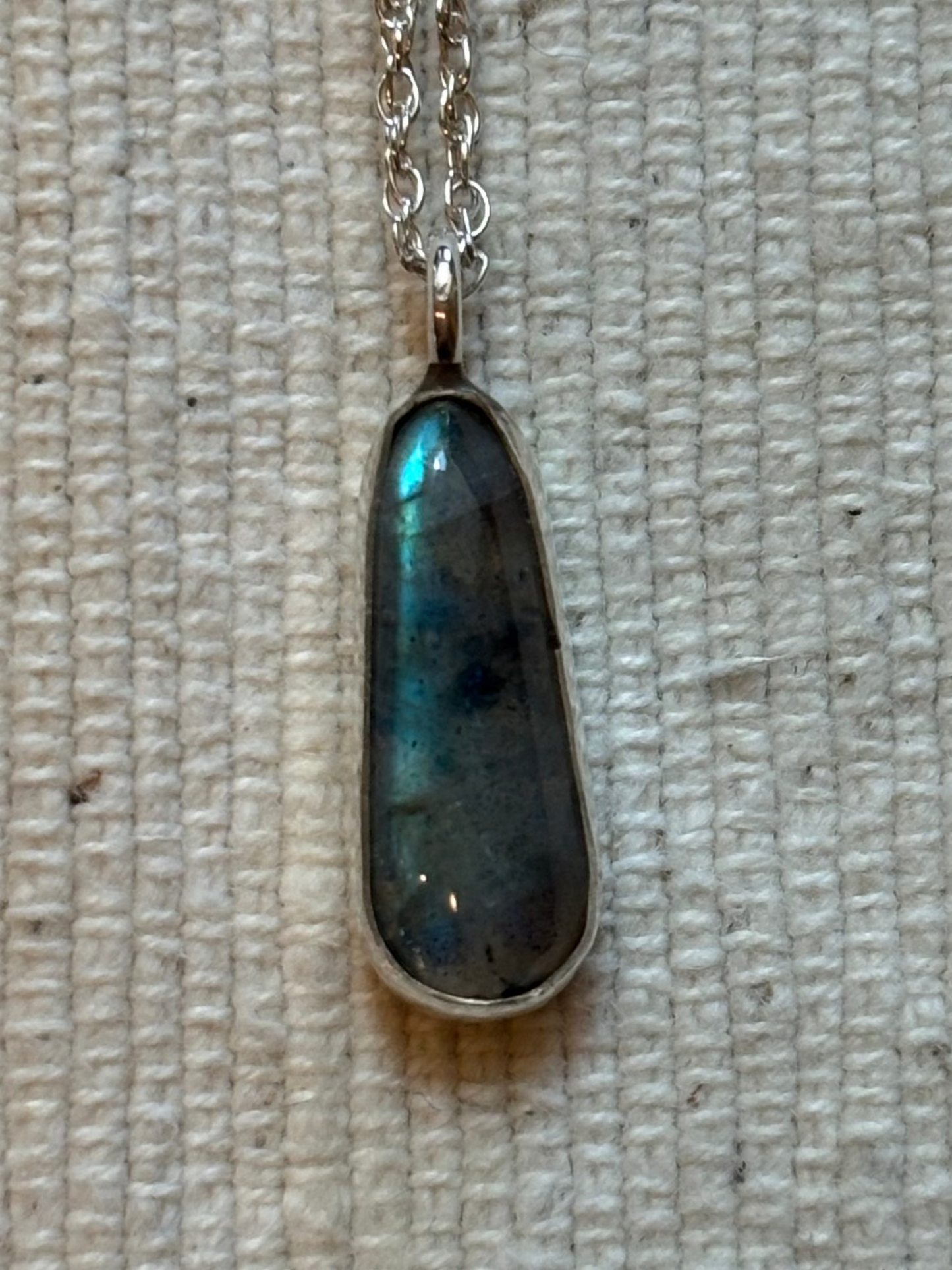 Norway Labradorite and Sterling Necklace