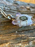 Uruguay Amethyst Crystal and Sterling Necklace