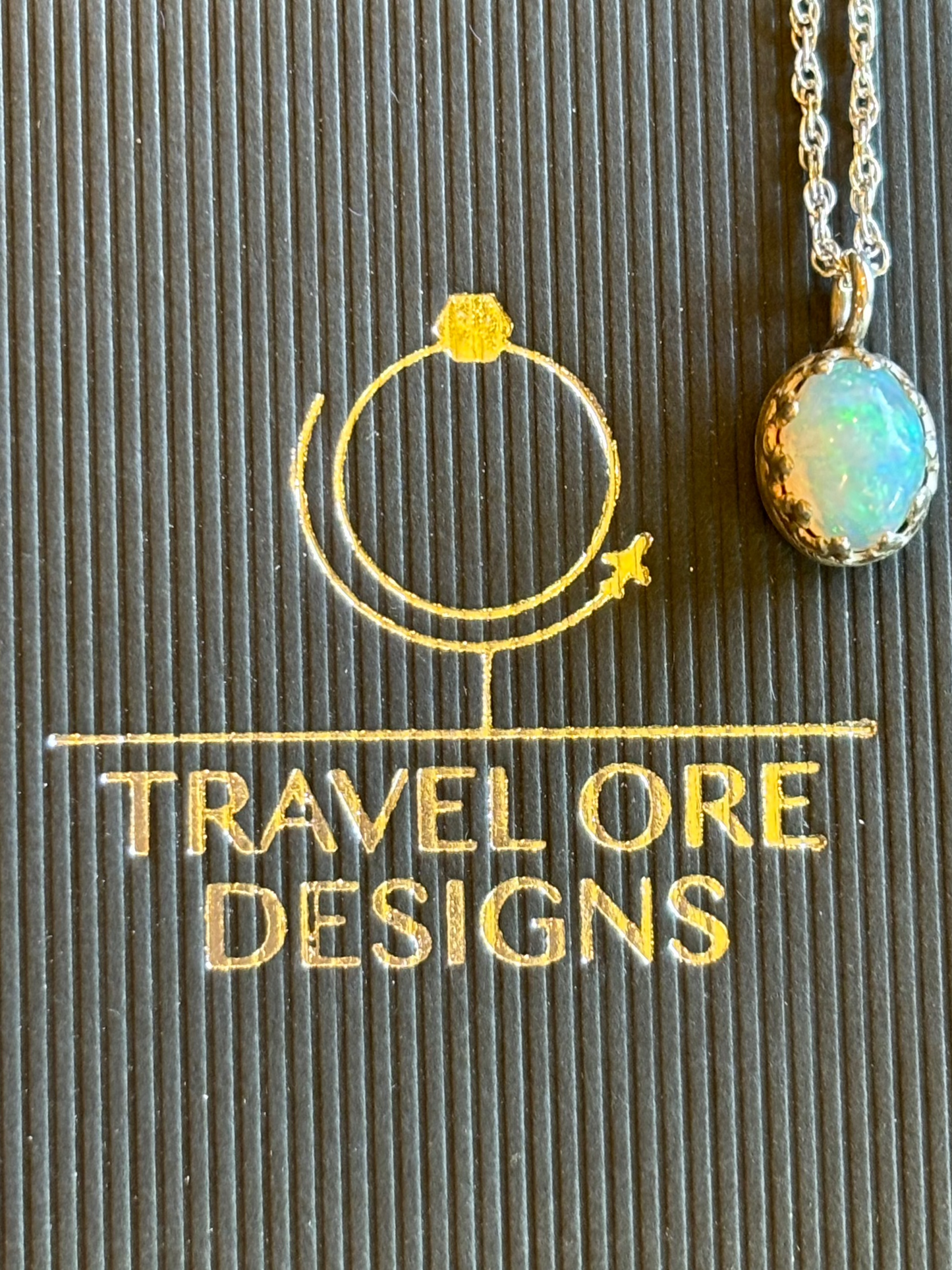 Ethopian Welo Opal and Sterling Necklace