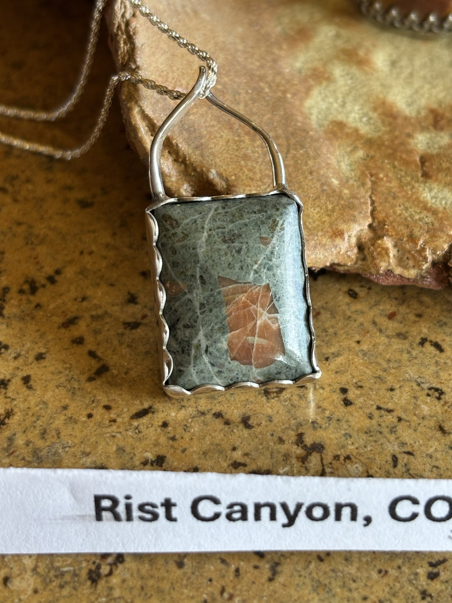 Serpentine Necklace from Colorado Rist Canyon