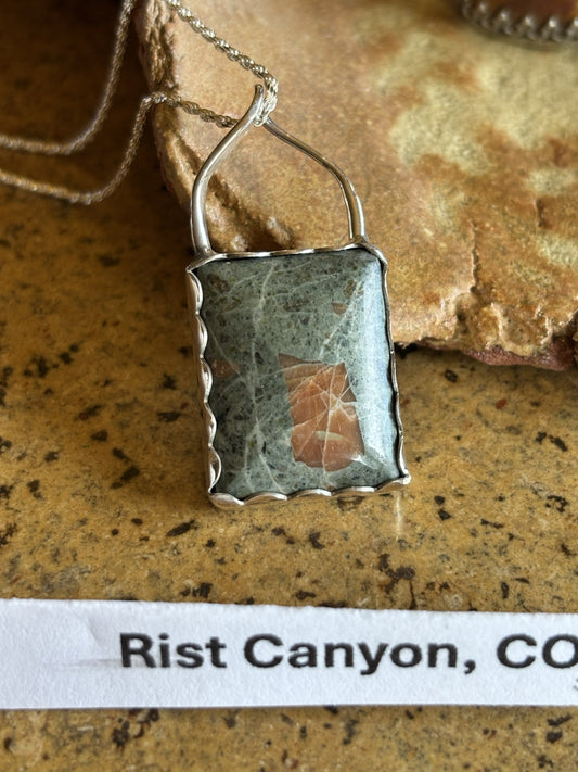 Serpentine Necklace from Colorado Rist Canyon