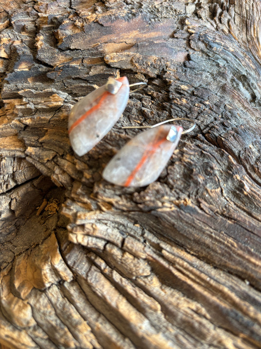 Colorado Veined Quartz Earrings
