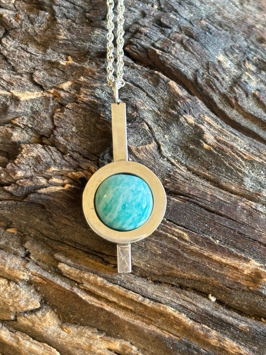 Colorado Amazonite and Sterling Necklace