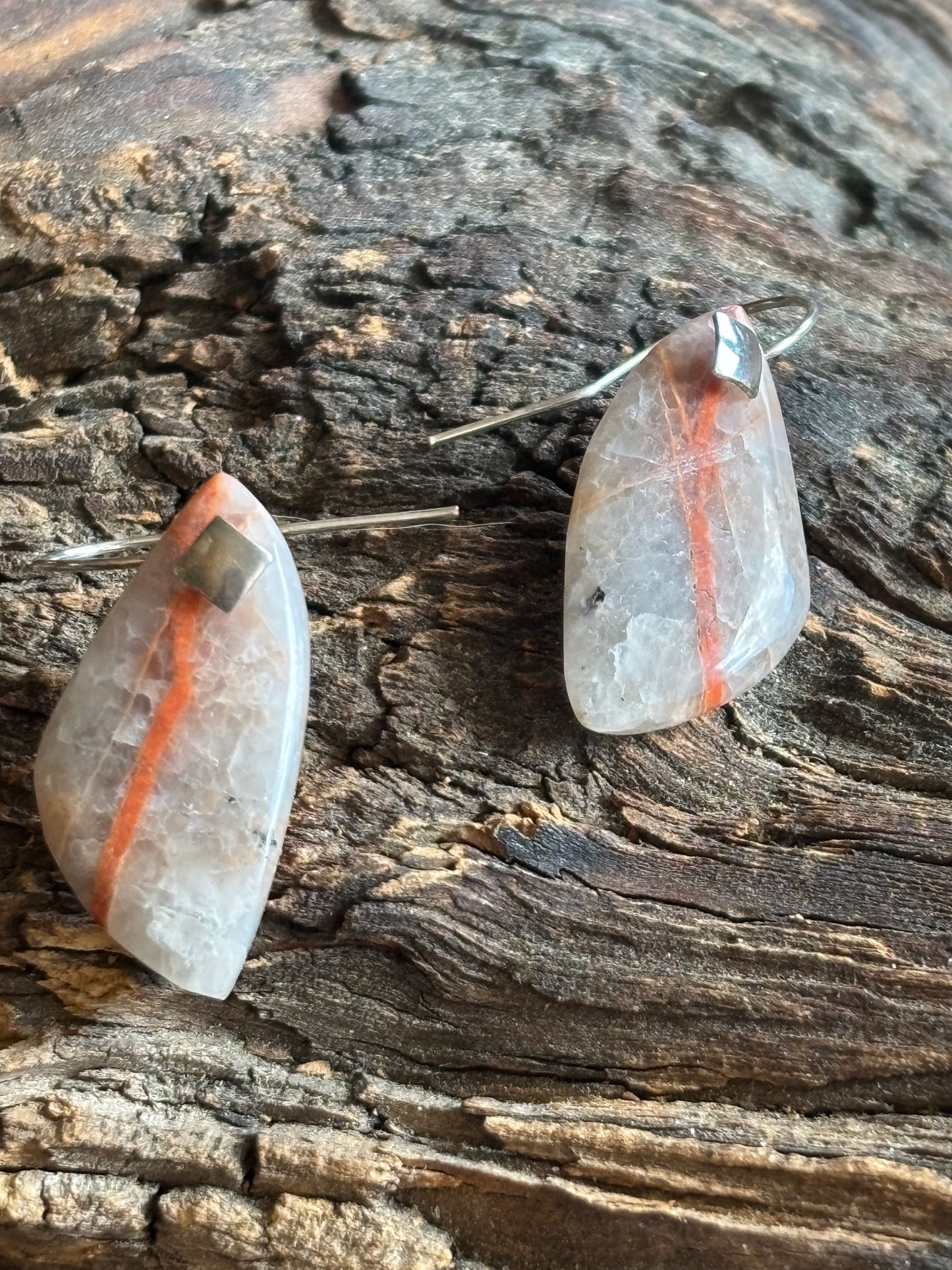 Colorado Veined Quartz Earrings