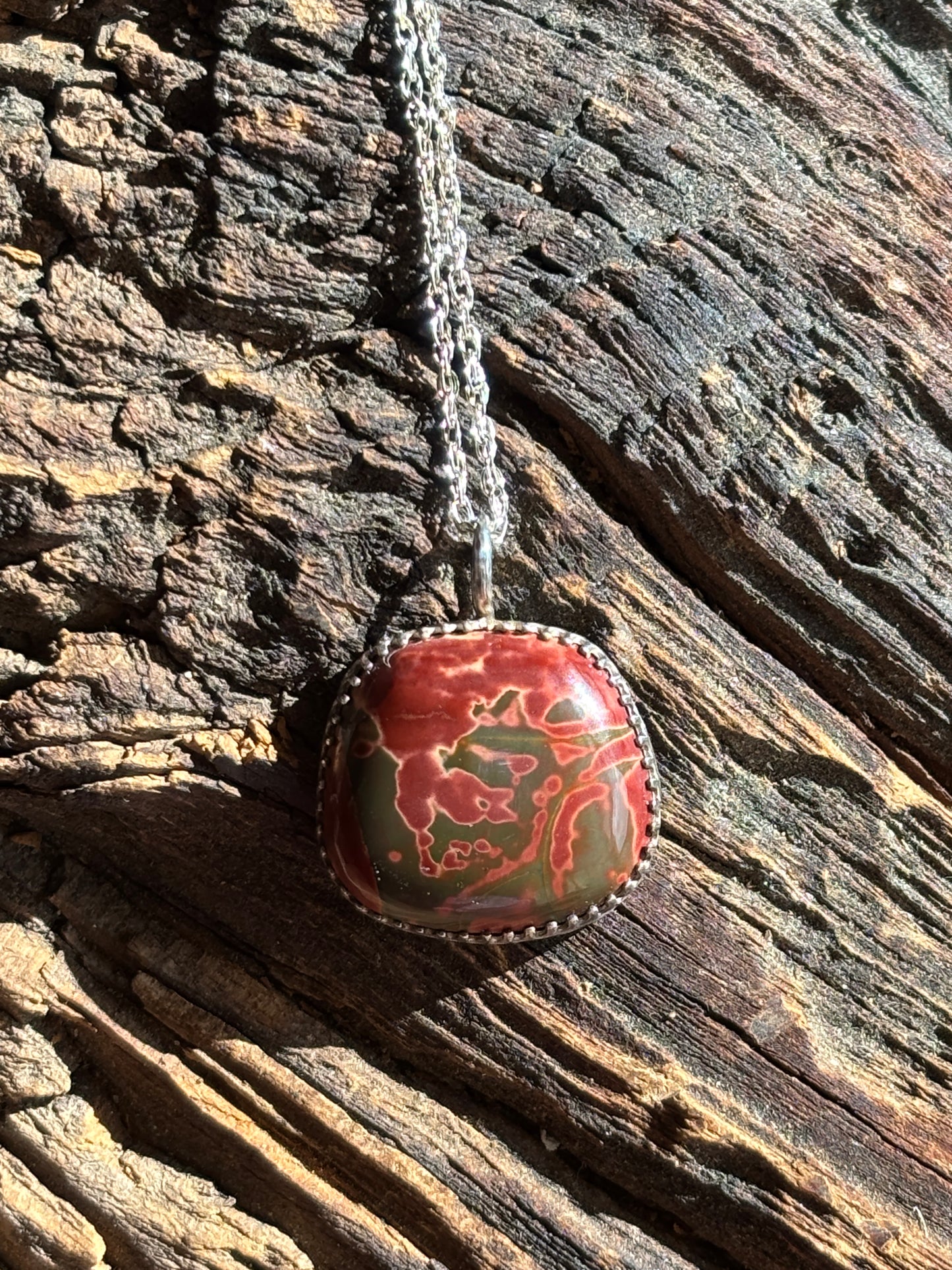 Cherry Creek, China Jasper Necklace