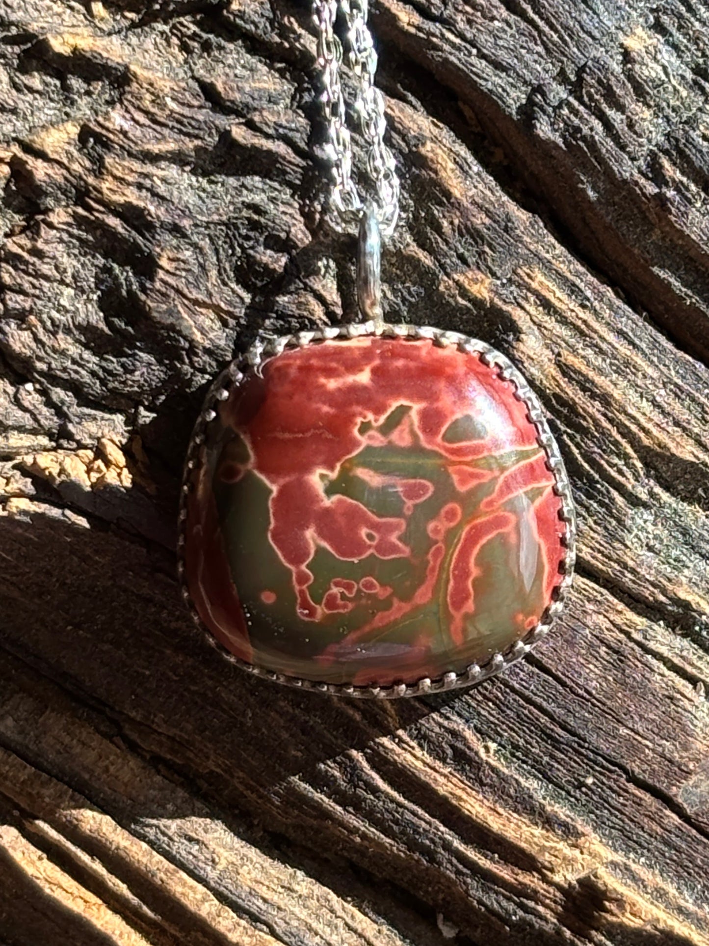 Cherry Creek, China Jasper Necklace