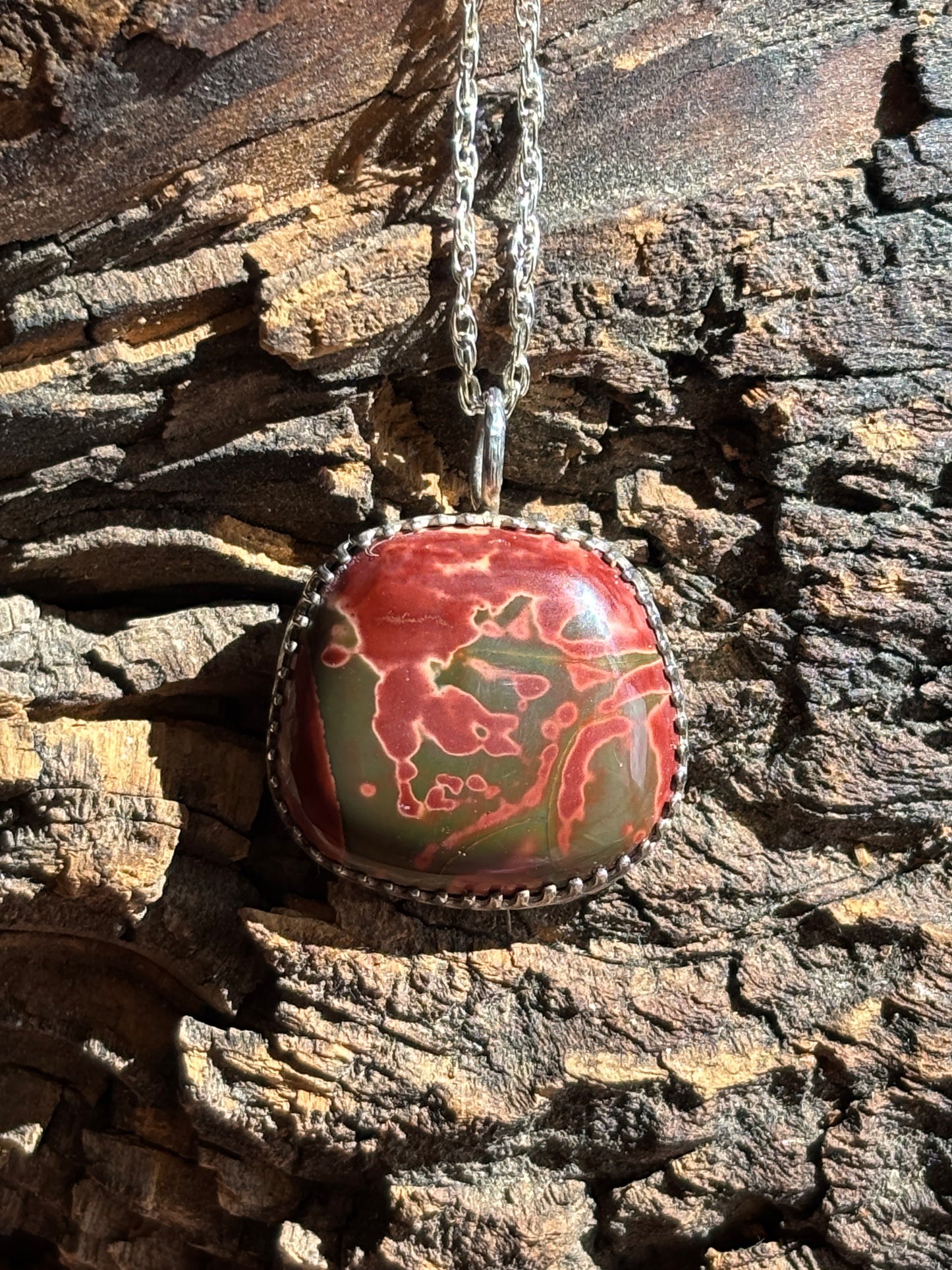 Cherry Creek, China Jasper Necklace