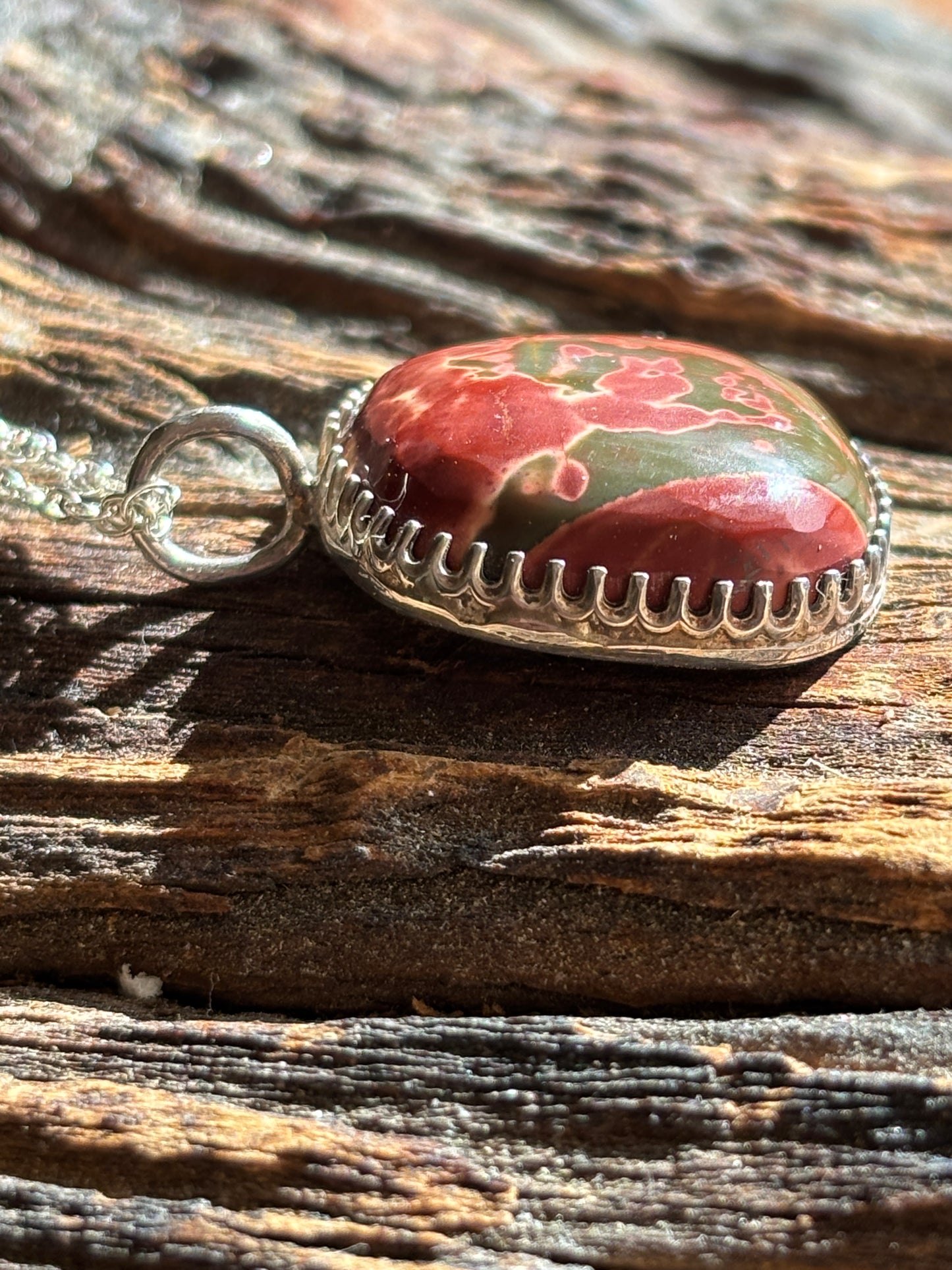 Cherry Creek, China Jasper Necklace