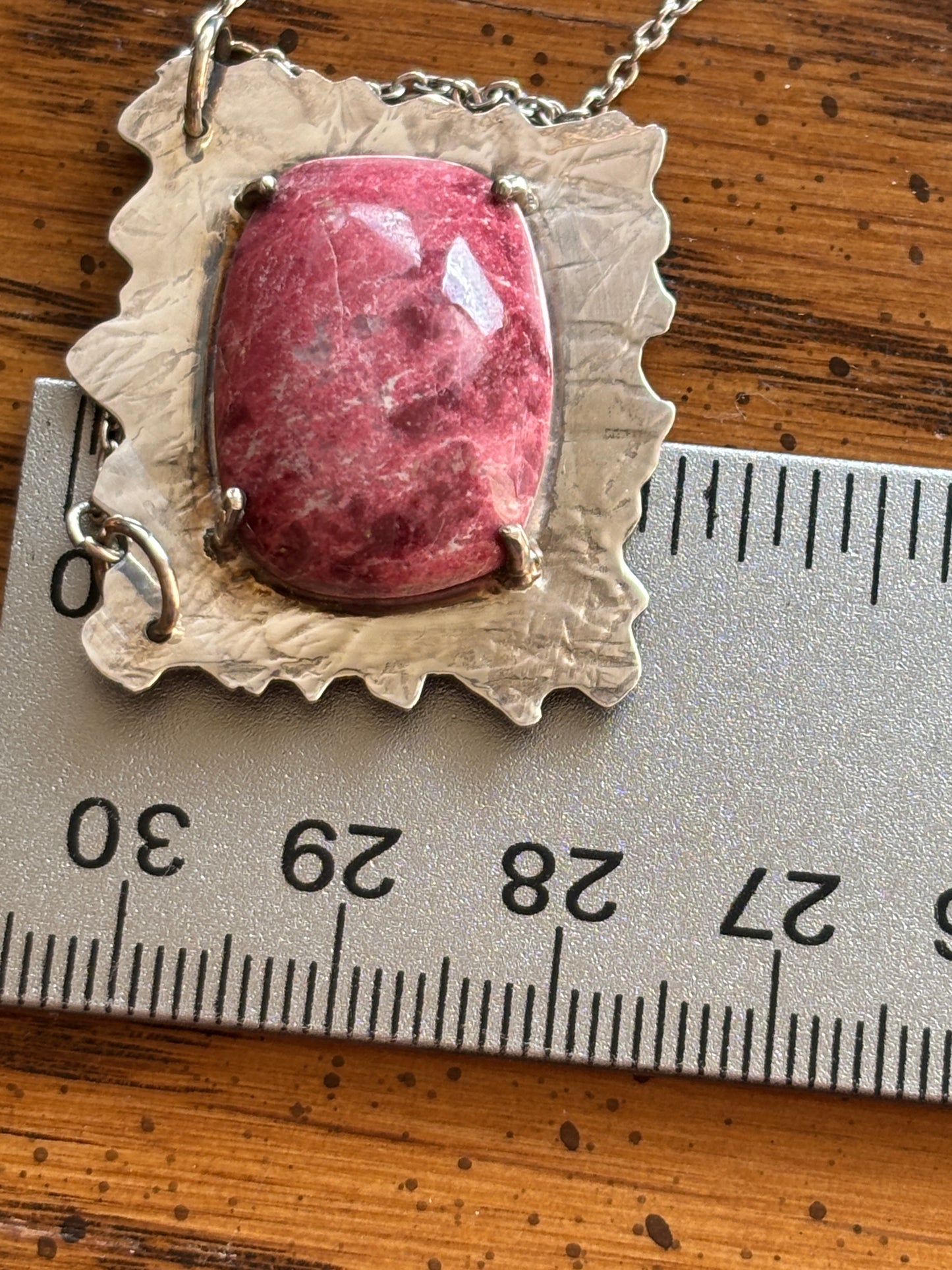 Norwegian Thulite Pink Necklace