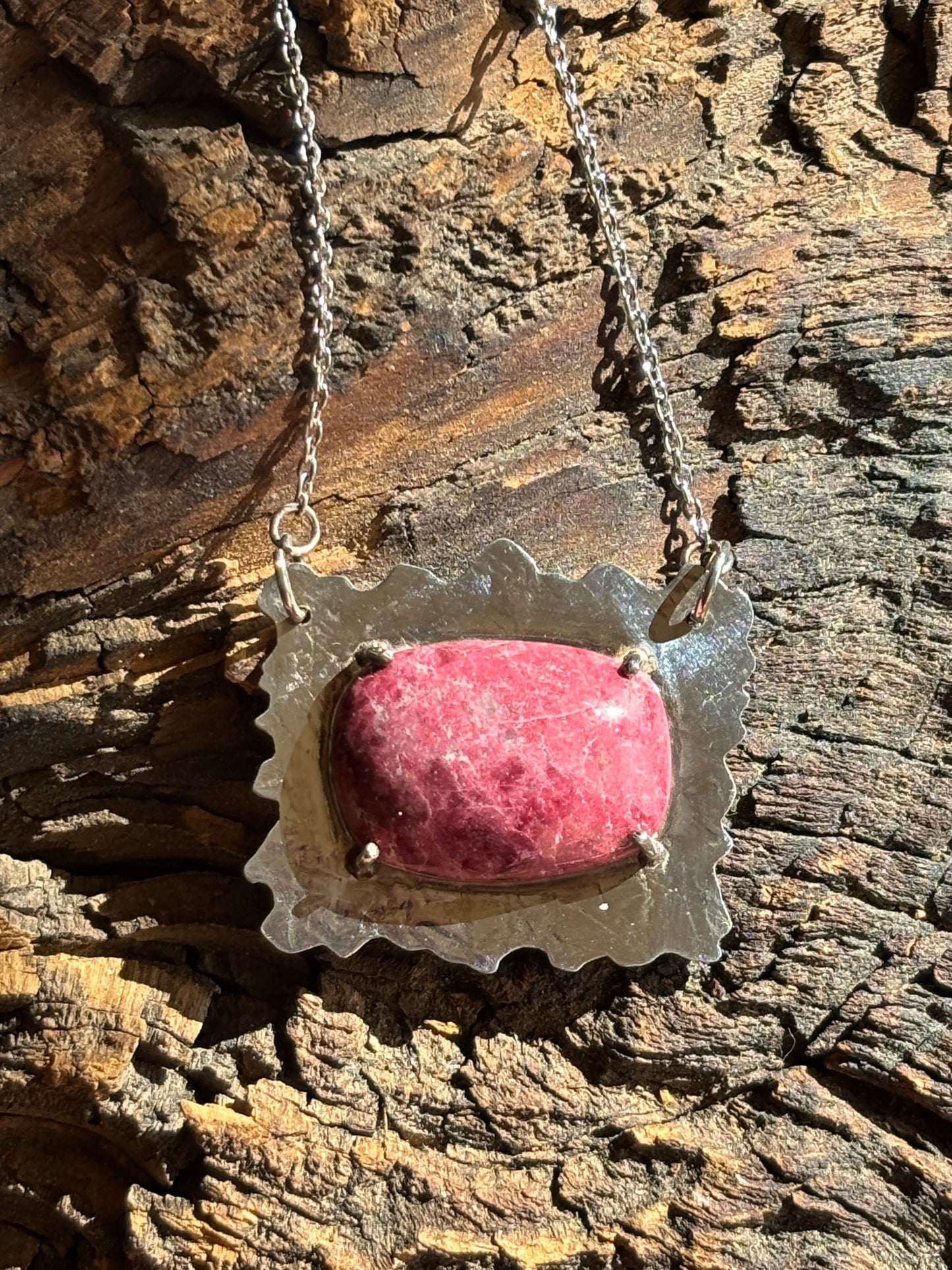 Norwegian Thulite Pink Necklace