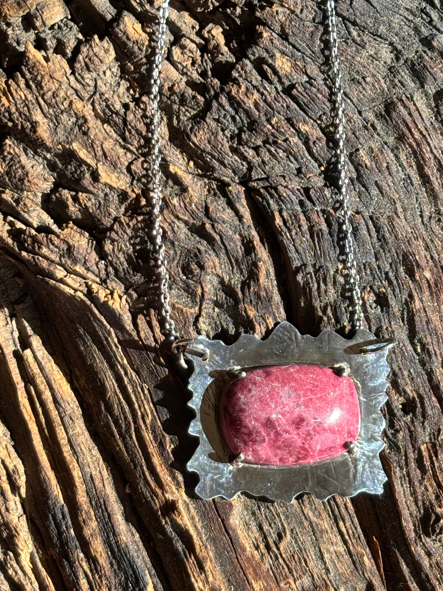 Norwegian Thulite Pink Necklace