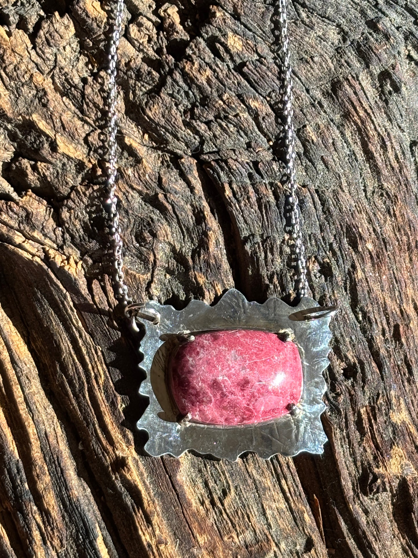 Norwegian Thulite Pink Necklace
