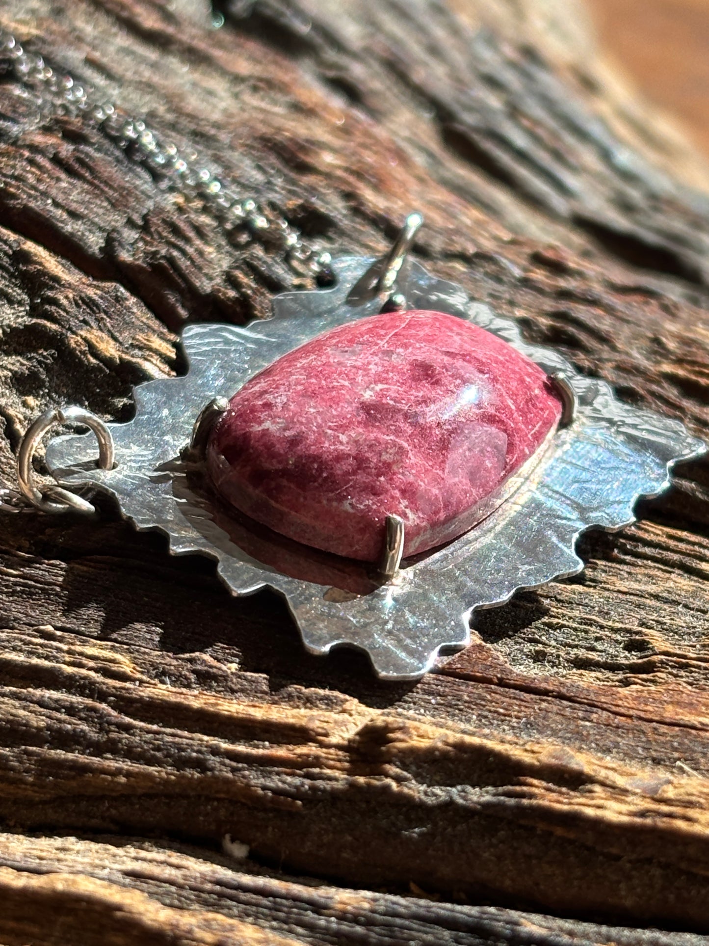 Norwegian Thulite Pink Necklace