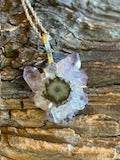 Uruguay Amethyst Crystal and Sterling Necklace